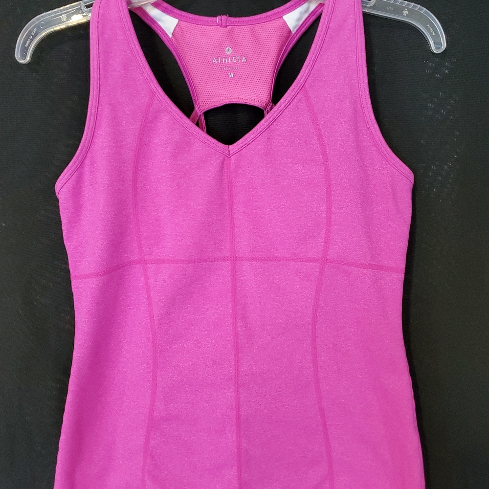 Lovely pink Athleta top!